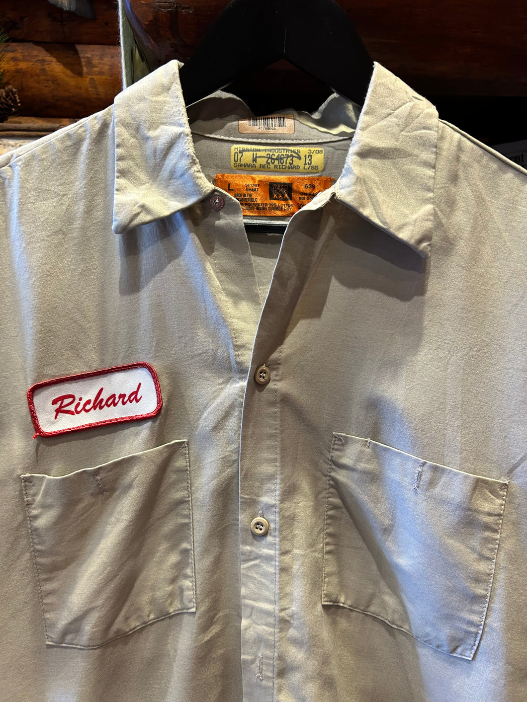 Vintage Richard Mechanic Shirt, Large