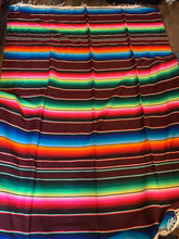 Load image into Gallery viewer, Mexican Blanket Serape 7. Maroon

