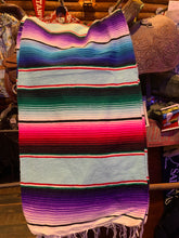 Load image into Gallery viewer, Mexican Serape 11. Light Mint Blue
