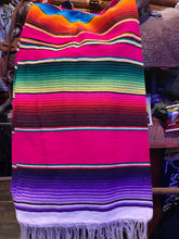 Load image into Gallery viewer, Mexican Serape Blanket 15. Hot Pink
