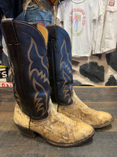 Load image into Gallery viewer, Vintage Nocona Snakeskin Boots, 8-8.5
