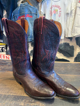 Load image into Gallery viewer, Vintage Nocona Burgundy Boots, 9.5 EE

