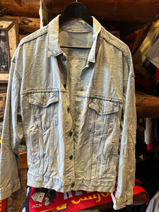7. Levis Vintage Denim Jacket Faded, Large
