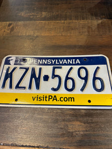 Vintage Pennsylvania Number Plate