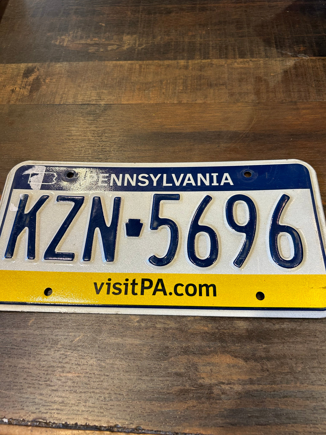 Vintage Pennsylvania Number Plate