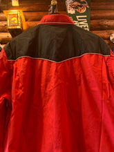 Load image into Gallery viewer, Red &amp; Black Yoke Floral Western Shirt, Washington
