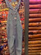 Load image into Gallery viewer, Vintage Roundhouse Hickory Stripe Overalls, W34
