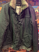 Load image into Gallery viewer, Vintage Tommy Hilfiger Jacket 3. Button Off Faux Fur Collar. XL
