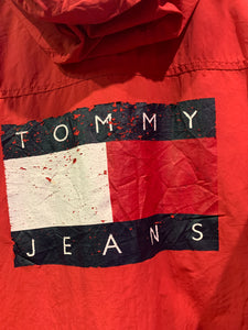 Vintage Tommy Hilfiger Jacket 14. Red Yatch Sail Jacket. LG. FREE POST