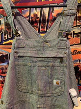 Load image into Gallery viewer, Vintage Carhartt Hickory Stripe Overalls, W31-32
