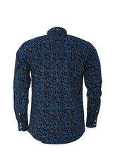 Load image into Gallery viewer, Relco of London, Est 1963 Paisley Shirt Blue, New Order
