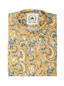 Relco of London, Est 1963 Paisley Shirt Yellow, Tears For Fears