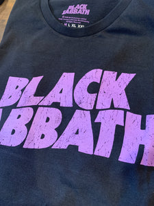 Black Sabbath. Purple Logo. LA import