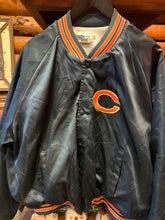 Load image into Gallery viewer, Vintage 80s Chicago Bears Chalkline Satin Jacket, Medium
