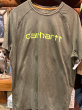 Load image into Gallery viewer, Vintage Carhartt Olive Logo Force Fit Tee, Medium
