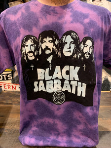 Black Sabbath Purple Tie Dye