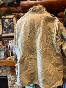 3. Vintage US Army Khaki Tan M-65 Jacket, Large