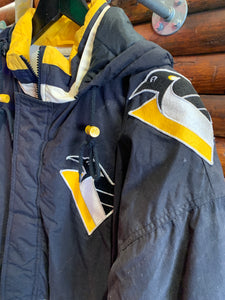 Vintage Pittsburgh Penguins Pro Sports Jacket. MEDIUM. FREE POSTAGE
